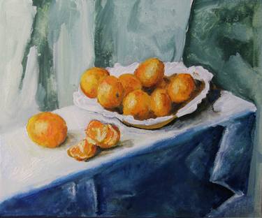 Original Figurative Still Life Paintings by Shayne Chester