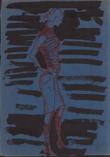 Original Contemporary Women Drawing by Nadja Solovieva