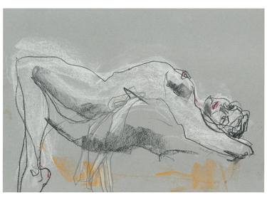 Original Figurative Nude Drawings by Nadja Solovieva