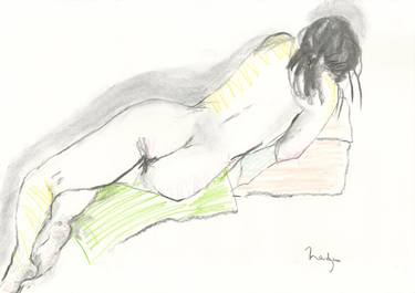 Print of Nude Drawings by Nadja Solovieva