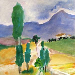 Collection Landscapes in aquarelle