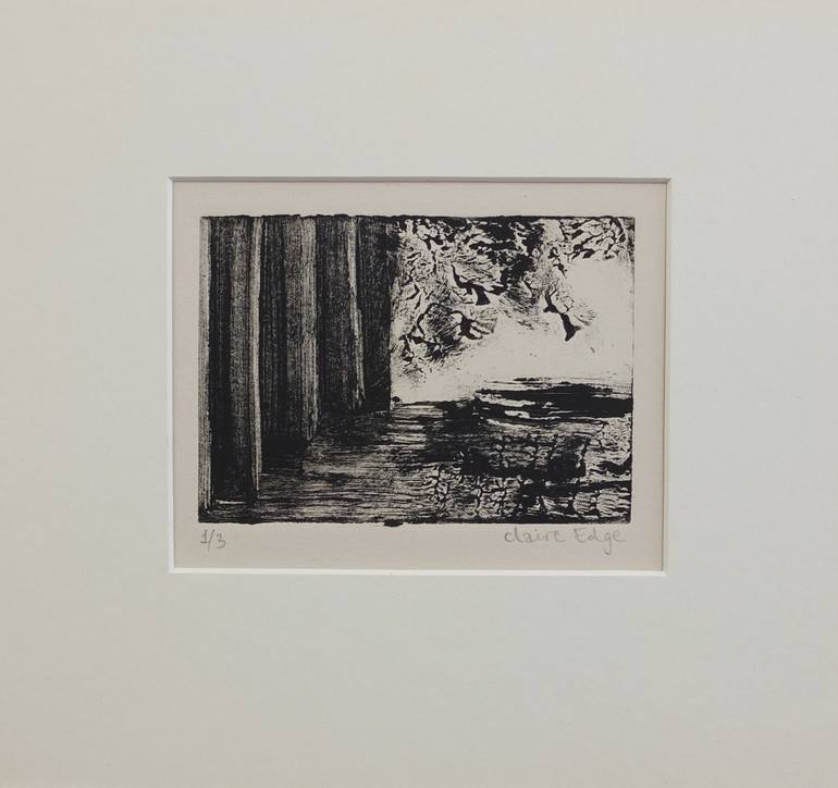 Original Abstract Landscape Printmaking by Claire Edge