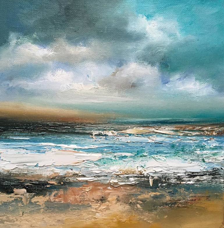 A day in Cornwall Painting by Anna Schofield | Saatchi Art