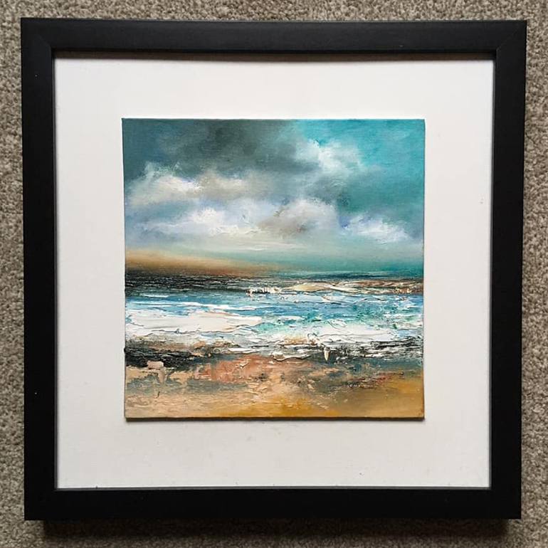 Original Abstract Seascape Painting by Anna Schofield