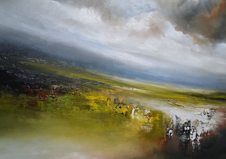 Original Abstract Expressionism Landscape Painting by Anna Schofield