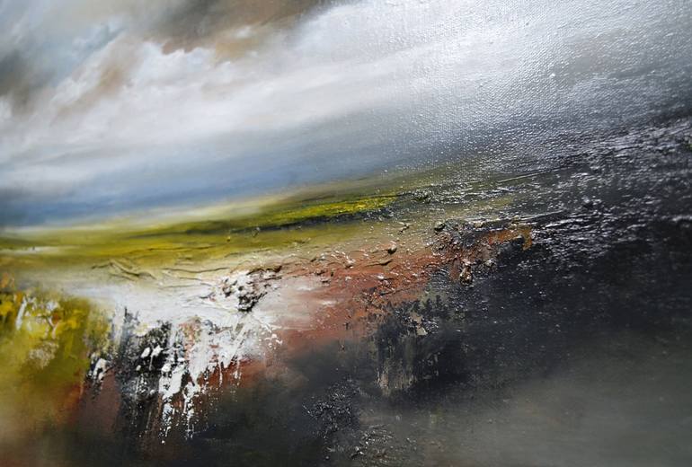 Original Abstract Expressionism Landscape Painting by Anna Schofield