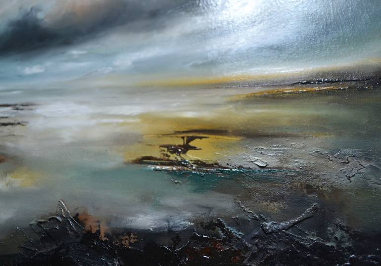 Original Abstract Seascape Painting by Anna Schofield