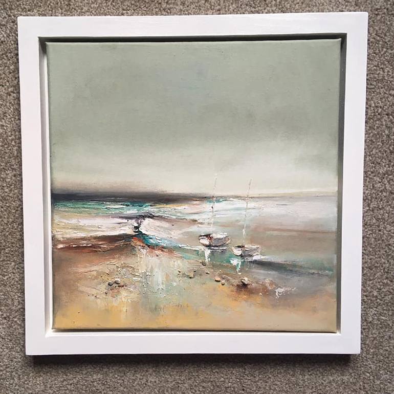 Original Abstract Expressionism Seascape Painting by Anna Schofield