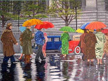 Original Realism People Paintings by Cecil Williams