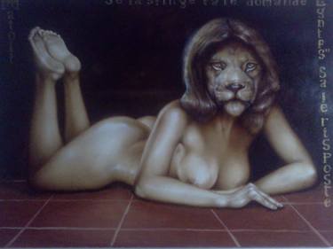 Original Surrealism Nude Paintings by Michele Maioli