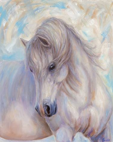 Original Fine Art Horse Paintings by Janet Ferraro