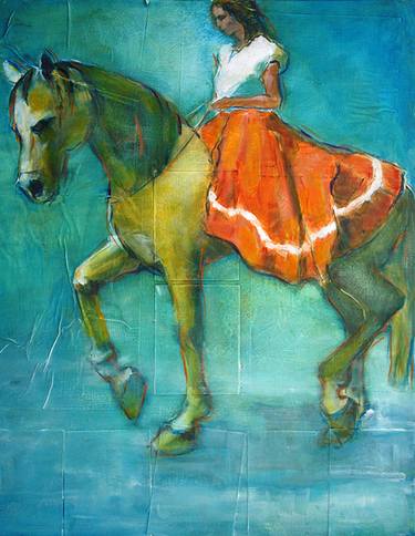 Print of Figurative Horse Paintings by Kate Hoffman