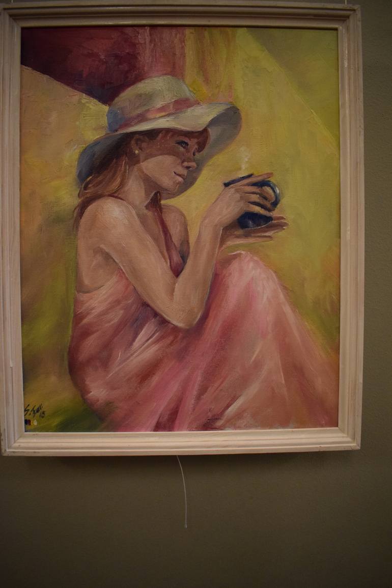 Original Impressionism Women Painting by Sergei Sonera