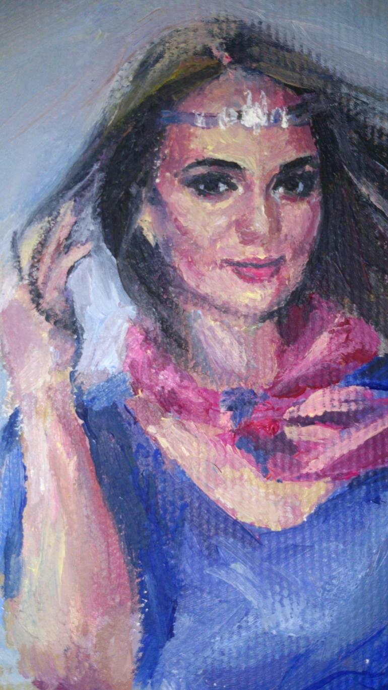 Original Portraiture Women Painting by Sergei Sonera