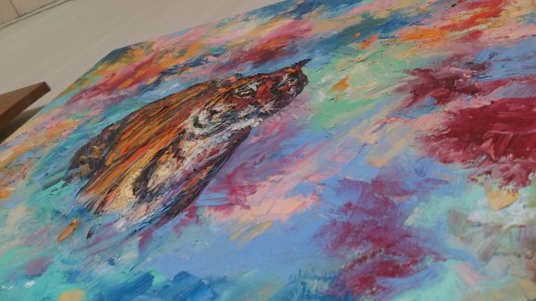 Original Expressionism Animal Painting by Sergei Sonera