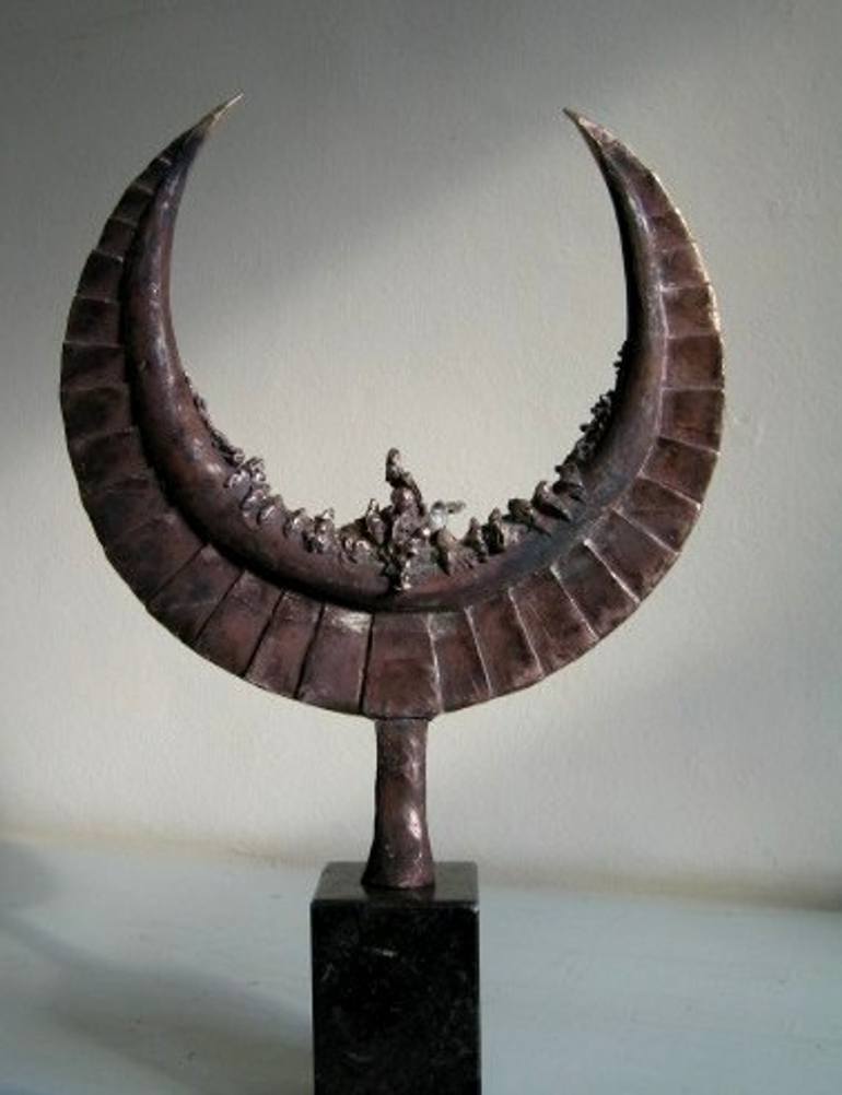 Original World Culture Sculpture by Tina  Lintvelt