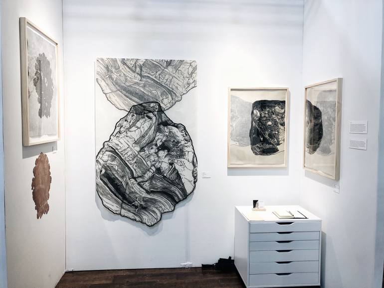 Original Abstract Nature Printmaking by Emily Shopp