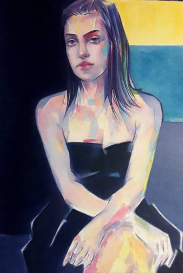 Print of Expressionism Portrait Paintings by Zoran Kostic