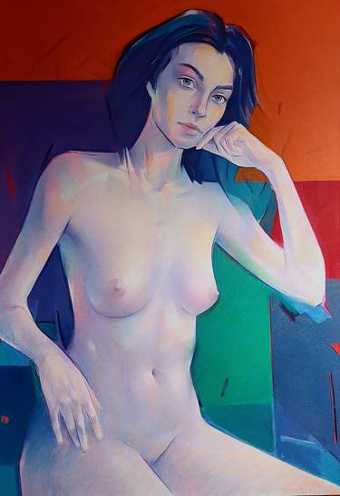 Original Figurative Nude Paintings by Zoran Kostic