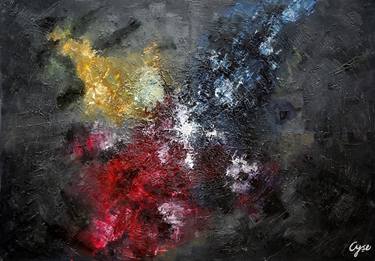 Original Abstract Paintings by A T