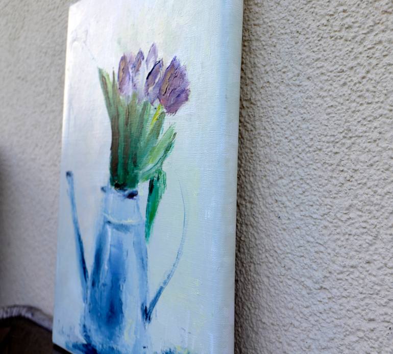 Original Contemporary Garden Painting by Anna Lubchik