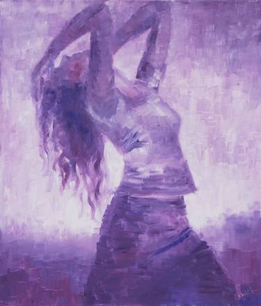 Abstract Woman painting, dancer painting woman art, modern painting Female Figurative paintings on canvas, modern dance art thumb