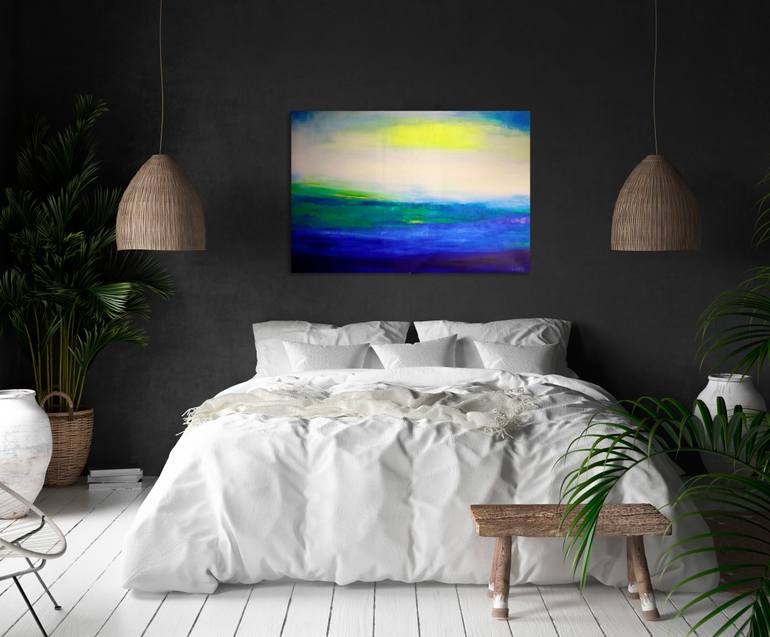 Original Impressionism Abstract Painting by Anna Lubchik