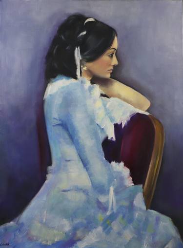 Print of Figurative Portrait Paintings by Anna Lubchik