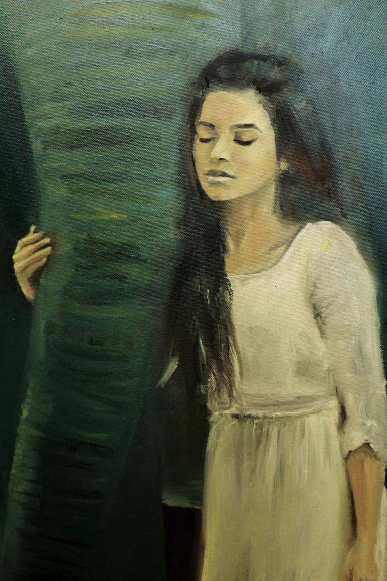 Original Figurative Animal Painting by Anna Lubchik