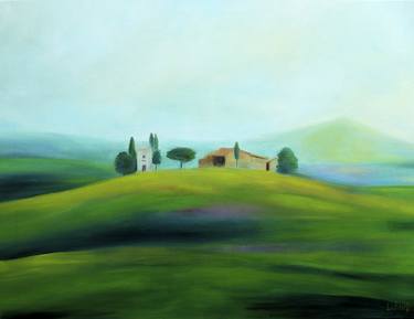 Print of Landscape Paintings by Anna Lubchik