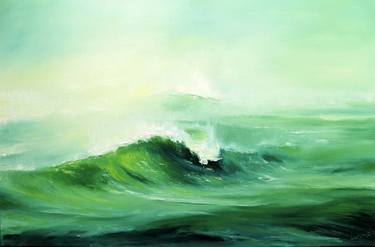 Print of Seascape Paintings by Anna Lubchik