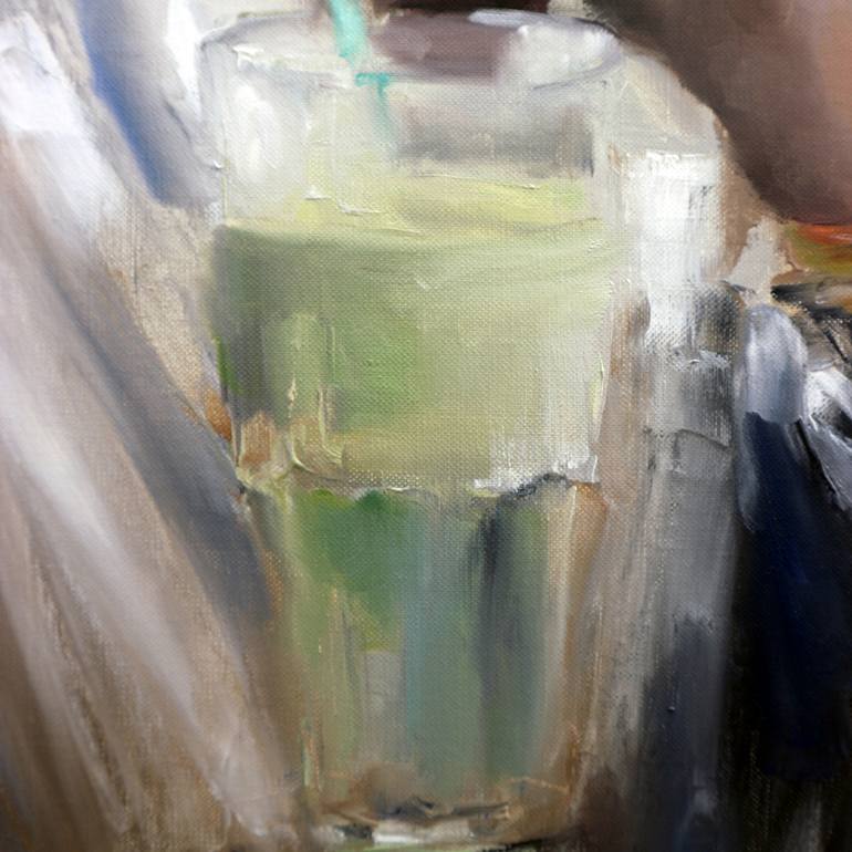 Original Figurative People Painting by Anna Lubchik