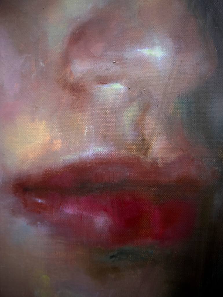 Original Abstract Women Painting by Anna Lubchik