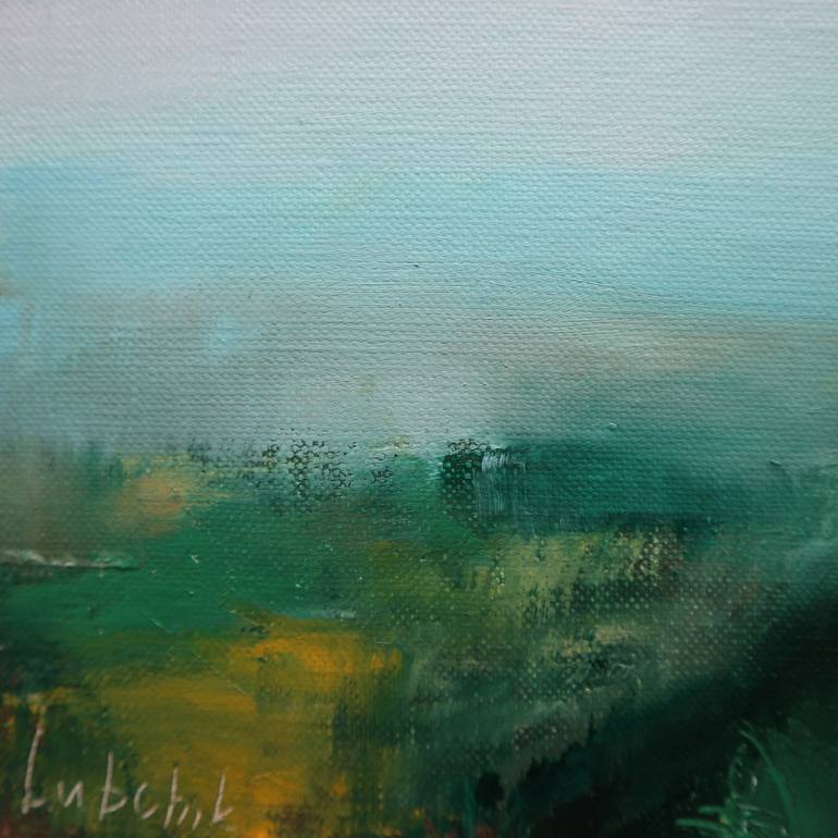 Original Abstract Landscape Painting by Anna Lubchik