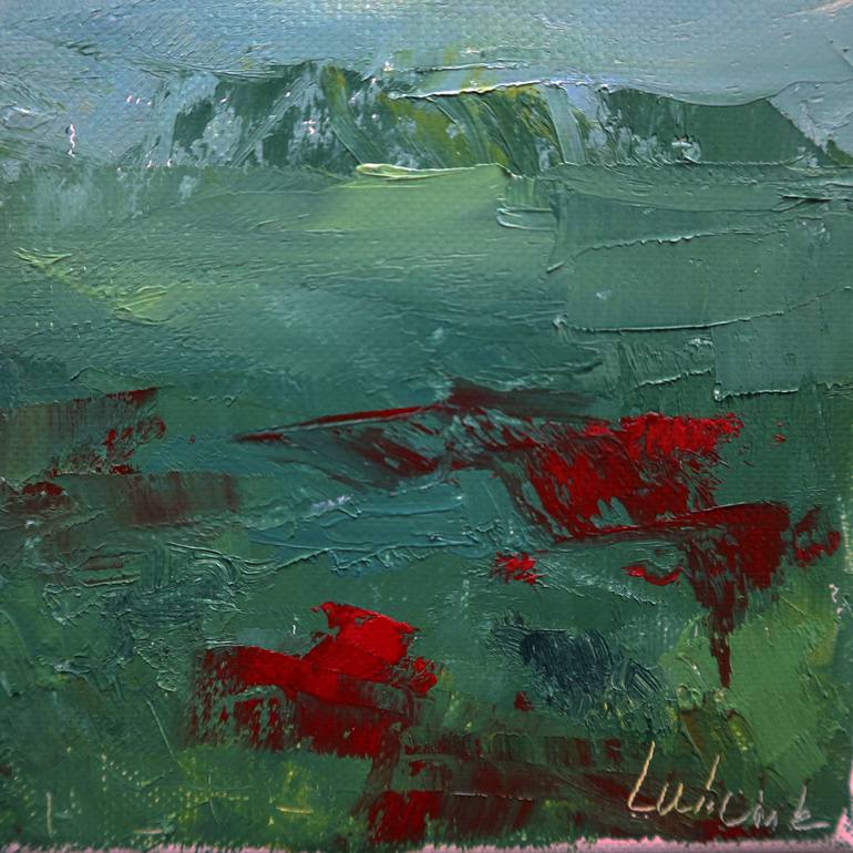 Original Impressionism Landscape Painting by Anna Lubchik