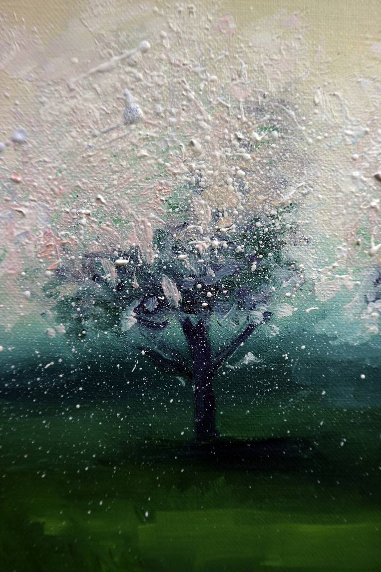 Original Modern Tree Painting by Anna Lubchik