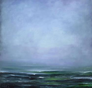 Print of Expressionism Seascape Paintings by Anna Lubchik