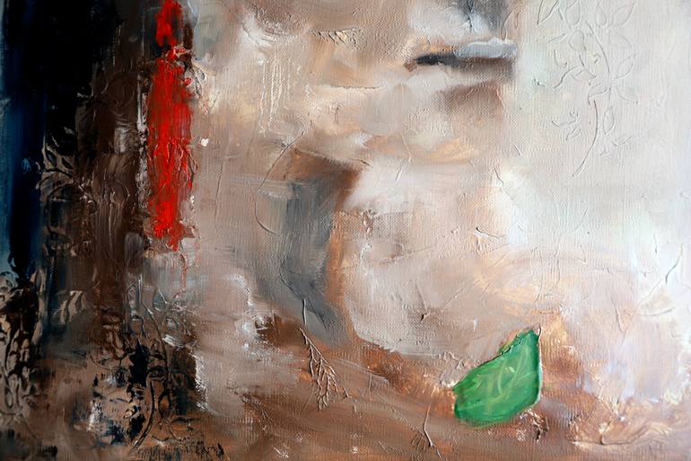 Original Abstract Women Painting by Anna Lubchik
