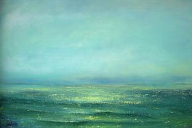 Print of Seascape Paintings by Anna Lubchik