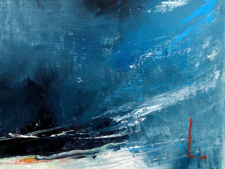 Original Abstract Horse Painting by Anna Lubchik