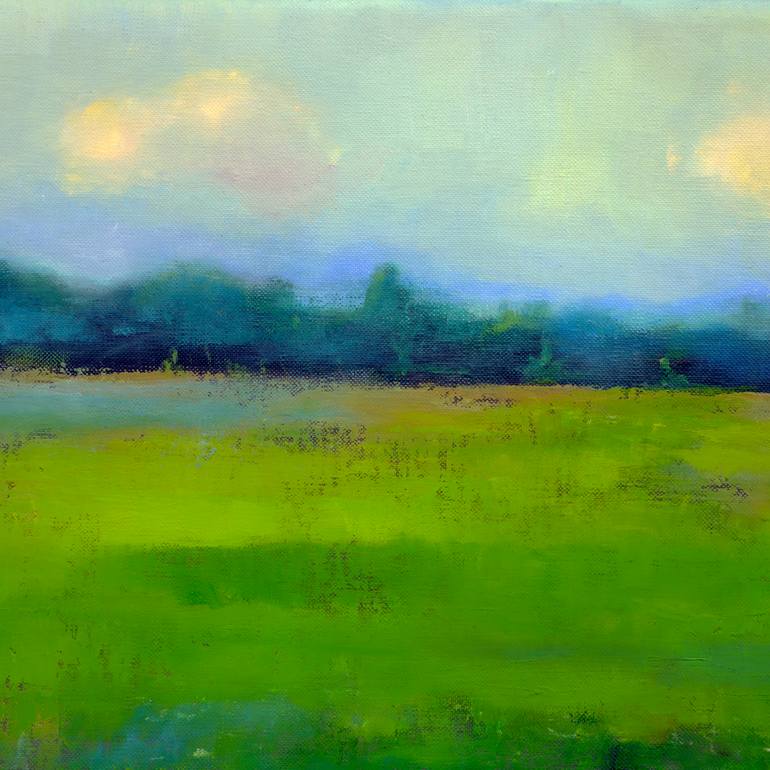 Original Impressionism Landscape Painting by Anna Lubchik