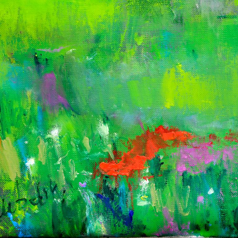 Original Impressionism Landscape Painting by Anna Lubchik