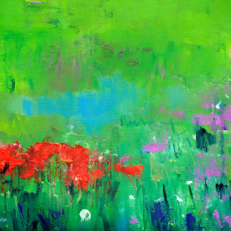 Original Impressionism Landscape Painting by Anna Lubchik