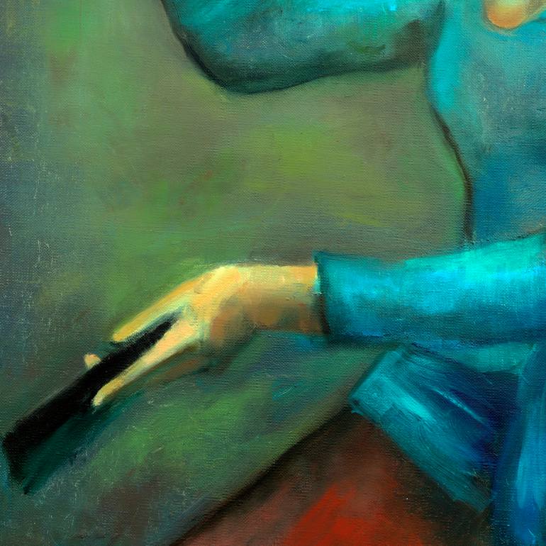 Original Figurative Women Painting by Anna Lubchik