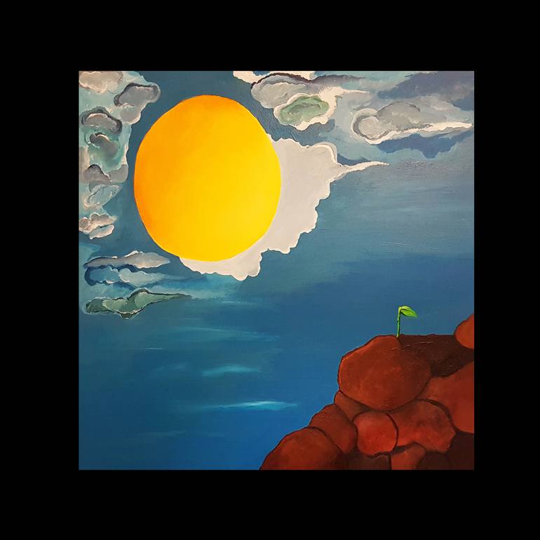 Original Conceptual Landscape Painting by Marilyn Childs Duncan
