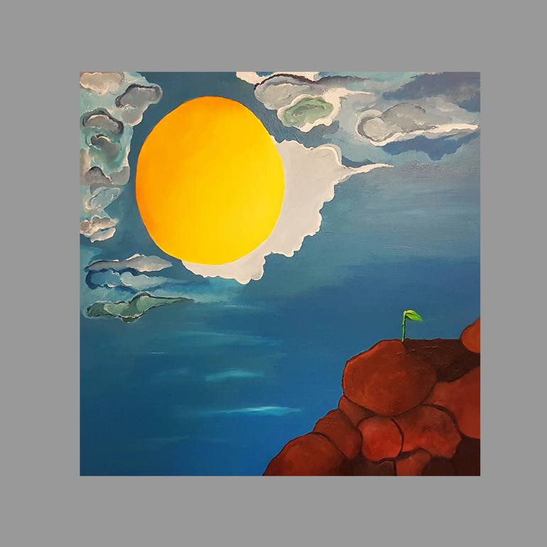 Original Conceptual Landscape Painting by Marilyn Childs Duncan