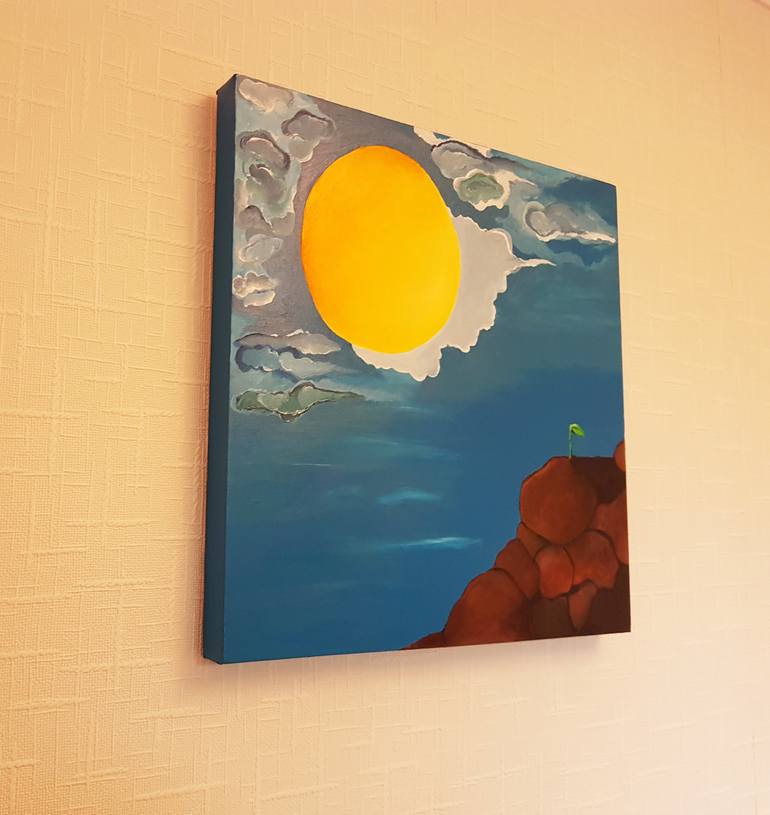 Original Conceptual Landscape Painting by Marilyn Childs Duncan