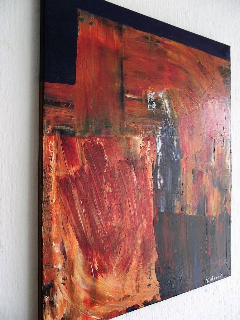 Original Abstract Expressionism Abstract Painting by Yeoryios Semertzis