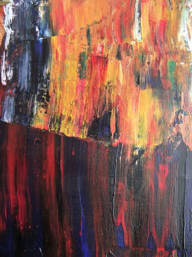 Original Abstract Expressionism Abstract Painting by Yeoryios Semertzis