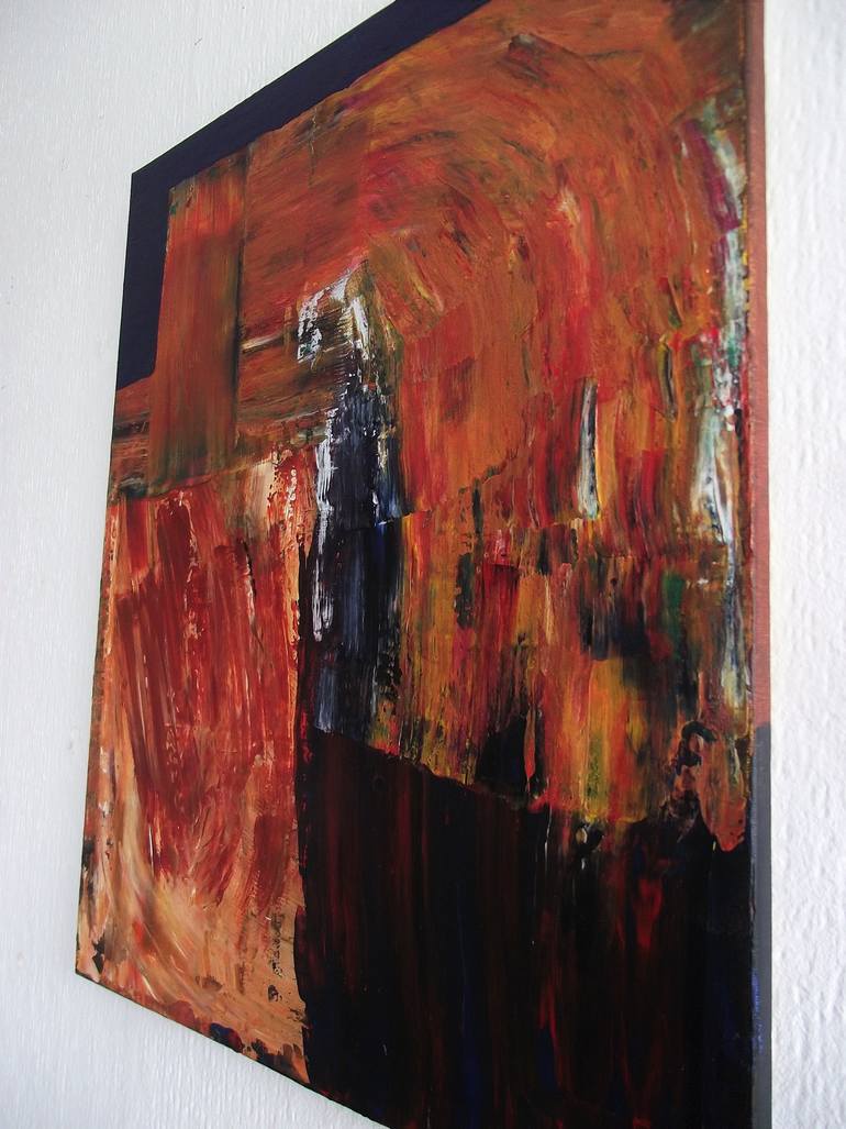 Original Abstract Expressionism Abstract Painting by Yeoryios Semertzis